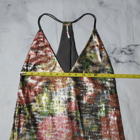Free People Tangier Floral Sequin Mini Dress - Picture 3 of 7